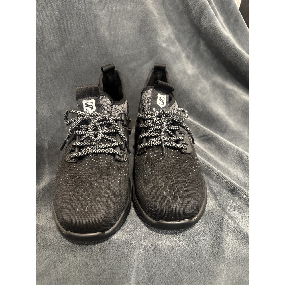 SUADEX Work Safety Shoes Steel Toe Sneakers‎ Indestructible Composite Toe Black